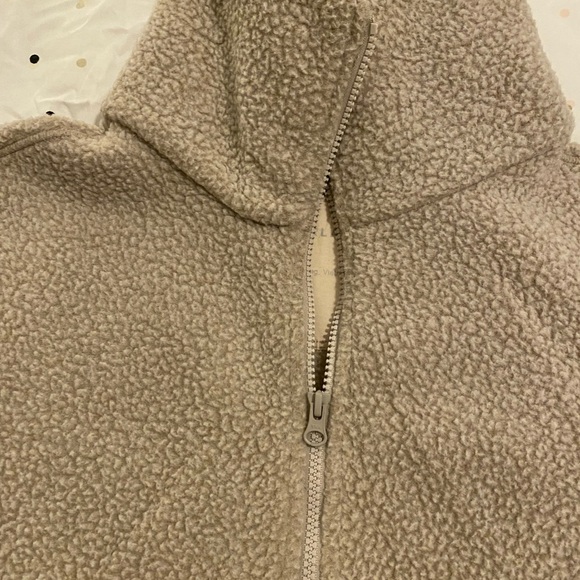 Everlane Beige Fleece Women's Cowl Neck Sweater - Picture 2 of 5